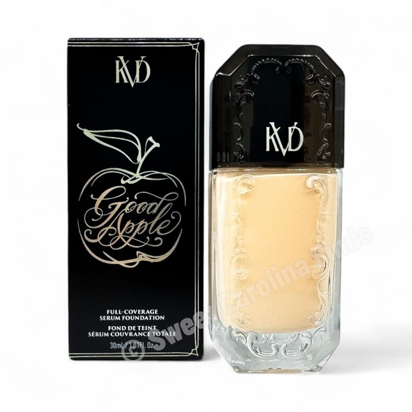 Kat Von D KVD Good Apple Full-Coverage Serum Foundation Light 018 — DAMAGED CAP - Picture 1 of 6